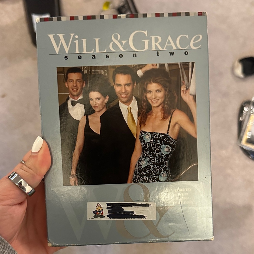 Will & Grace Season Two DVD, full season comedy TV show